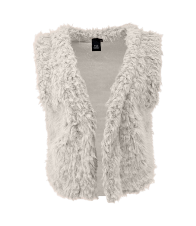 dames gilet Margriet faux- fur beige