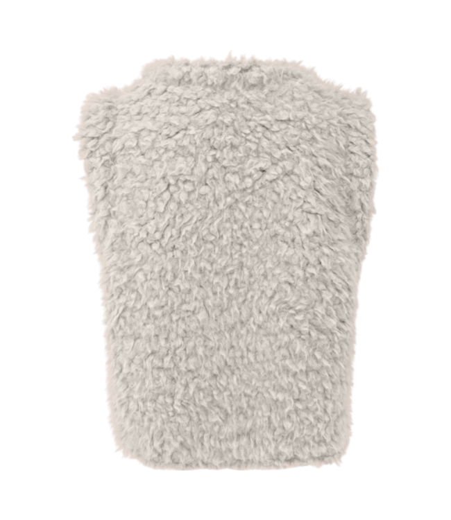 dames gilet Margriet faux- fur beige