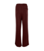 flared stretch broek elastische band "Ria" punta uni bordeaux