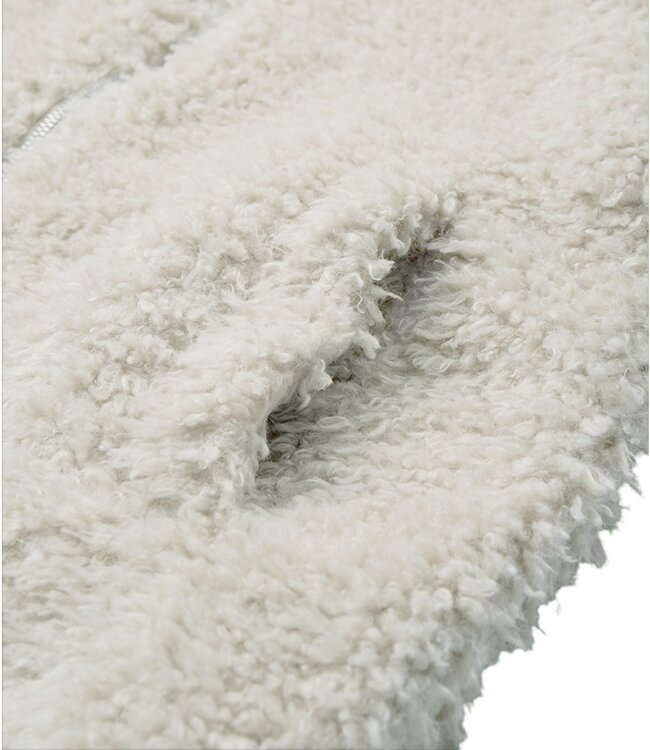 zachte dames jas Faux- fur "Sleepy" met ritssluiting beige FreeQuent