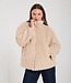 zachte dames jas Faux- fur "Sleepy" met ritssluiting beige FreeQuent