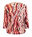 dames blouson shirt marmerprint roze Signature