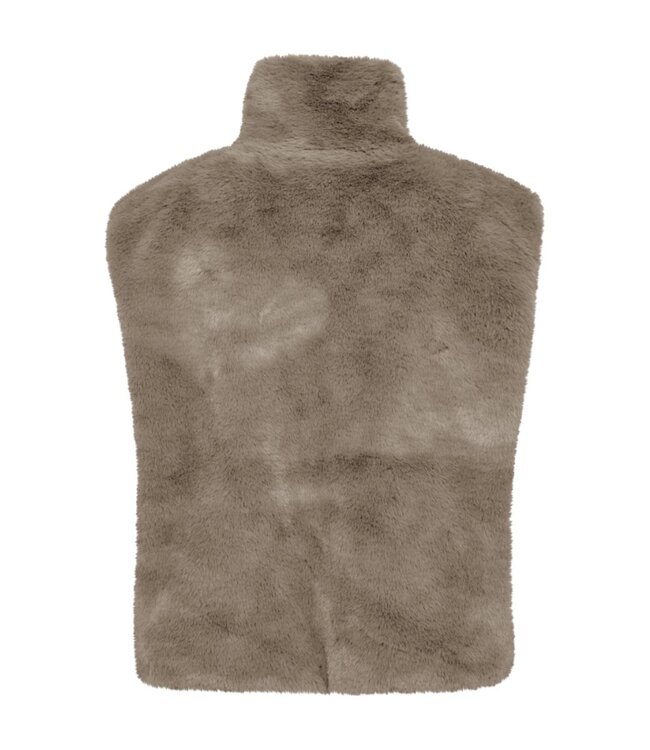 zachte dames bodywarmer / gilet " FONY " taupe Freequent