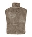 zachte dames bodywarmer / gilet " FONY " taupe Freequent