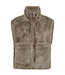 zachte dames bodywarmer / gilet " FONY " taupe Freequent