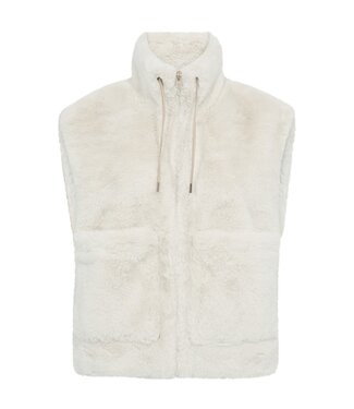 FreeQuent zachte dames bodywarmer / gilet " FONY " beige Freequent