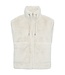 zachte dames bodywarmer / gilet " FONY " beige Freequent