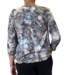 dames blouson shirt koraal beige- grijs