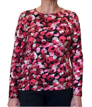 Marinello dames t- shirt Poppy rood Marinello