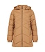 Winterjas dames met artisbare capuchon caramel- bruin Sunday