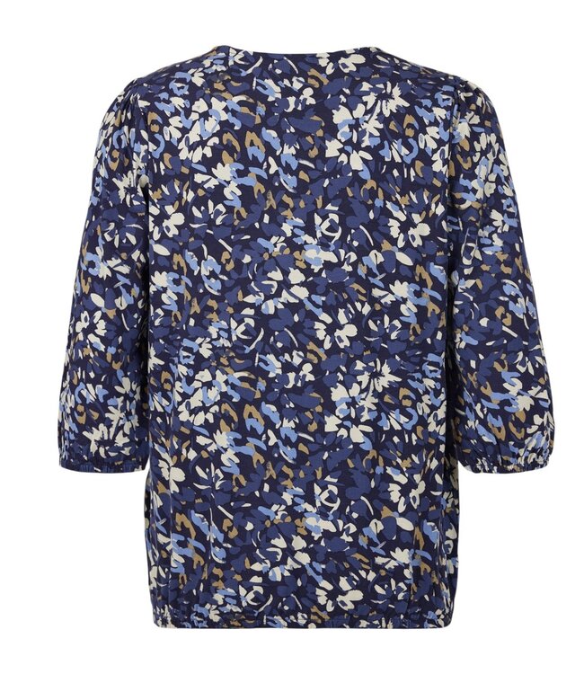dames blouson bloemenprint- allover marine Brandtex