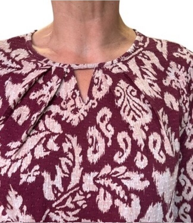 dames blouson shirt egypt bordeaux