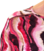 dames blouson shirt marmerprint roze