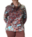 dames blouson pullover hangcol "Afrika" groen- bruin