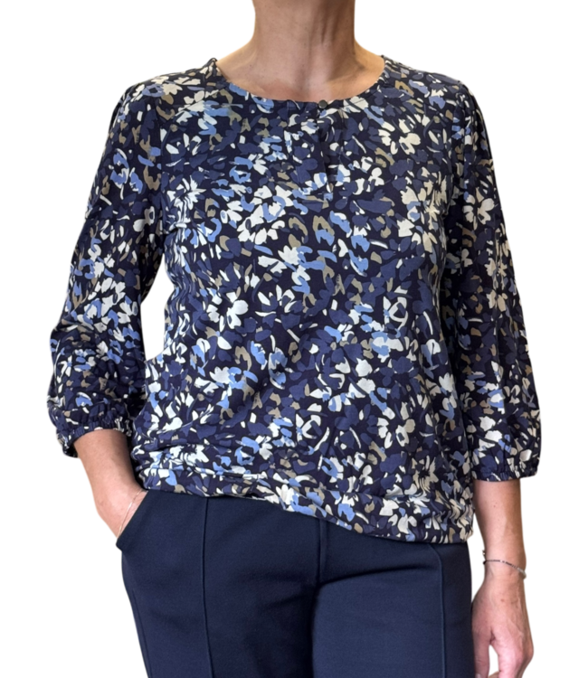 dames blouson bloemenprint- allover marine Brandtex