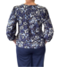 dames blouson bloemenprint- allover marine
