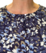 dames blouson bloemenprint- allover marine