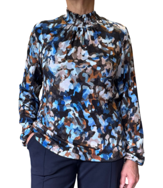 Sensia dames blouson pullover  Alexia blauw Sensia dames blouson pullover  Alexia blauw