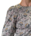 dames t- shirt bloemen print khaki