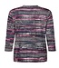 dames blouson shirt elastiek zebrapatroon fuchsia