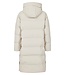 lange winterjas dames met knopen beige Brandtex