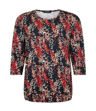 Sunday dames blouson shirt fireworks rood- zwart Sunday