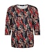 dames blouson shirt fireworks rood- zwart Sunday