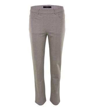Navigazione stretch broek dames kleine visgraat "Anne" sand Navigazione