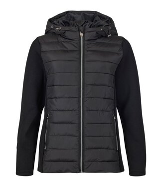 Brandtex. sportief dames jasje (softshell) zwart Brandtex