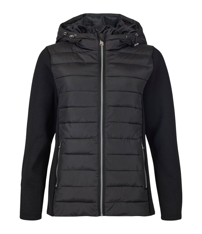 sportief dames jasje (softshell) zwart Brandtex