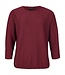 blouson relief bordeaux 3/4 mouw Brandtex