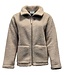 zacht Teddy vest dames licht- taupe M.X.O.