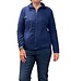 dames fleece vest met ritssluiting marine- blauw M.X.O.