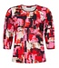dames t- shirt met fantasy- print rood Sunday