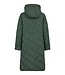 lange winterjas padded groen met capuchon Frandsen
