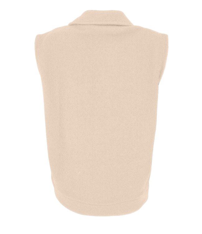dames gilet "Beertje" boucle uni beige