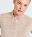 dames gilet met knopen en 10% wol "JUMP" taupe FreeQuent