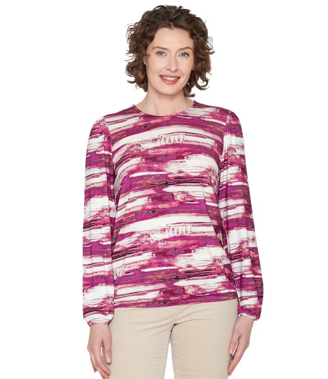 dames blouson streep structuur fuchsia Brandtex