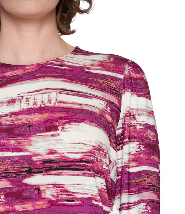 dames blouson streep structuur fuchsia Brandtex