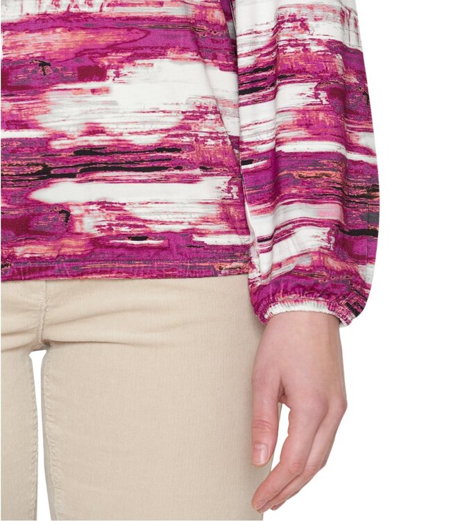 dames blouson streep structuur fuchsia Brandtex