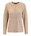 dames vest met knopen en pareltjes 5% wol camel Brandtex