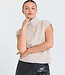 dames gilet met ritssluiting "Nemes" gemeleerd beige FreeQuent
