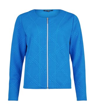 Sunday chique dames jasje kabel- structuur blauw Sunday