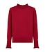 dames pullover "Katie" roesel- boordje rood FreeQuent