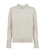 dames pullover "Katie" roesel- boordje beige  FreeQuent
