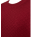 dames pullover "Dodo" met patroon Square bordeaux- rood FreeQuent