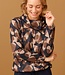 blouson pullover "Nico" met hangcol dames bruin Fos- Amsterdam