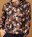 blouson pullover "Nico" met hangcol dames bruin Fos- Amsterdam