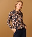 blouson pullover "Nico" met hangcol dames bruin Fos- Amsterdam