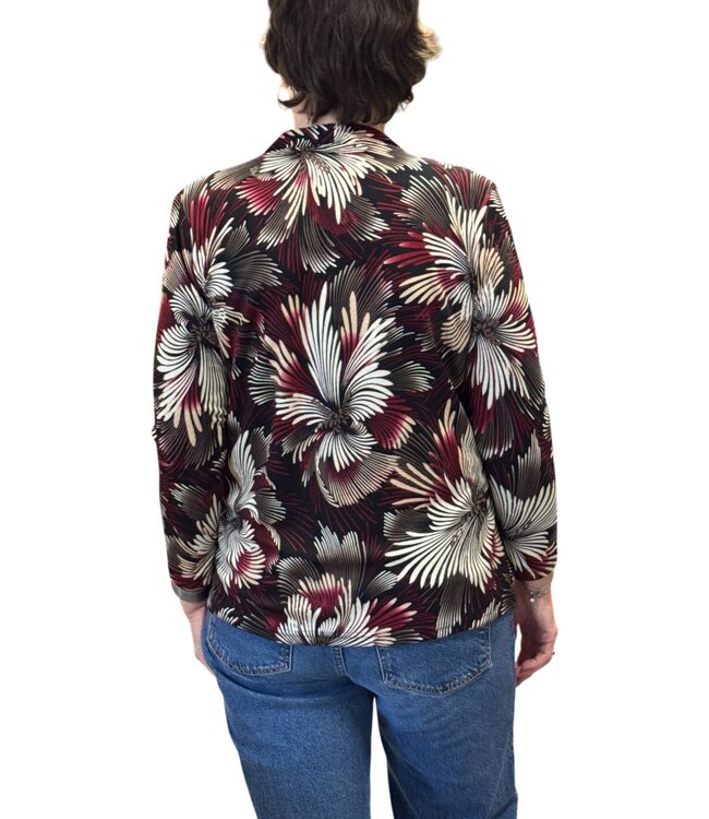 twinset (2in1) heavy- tricot "boeket" bordeaux